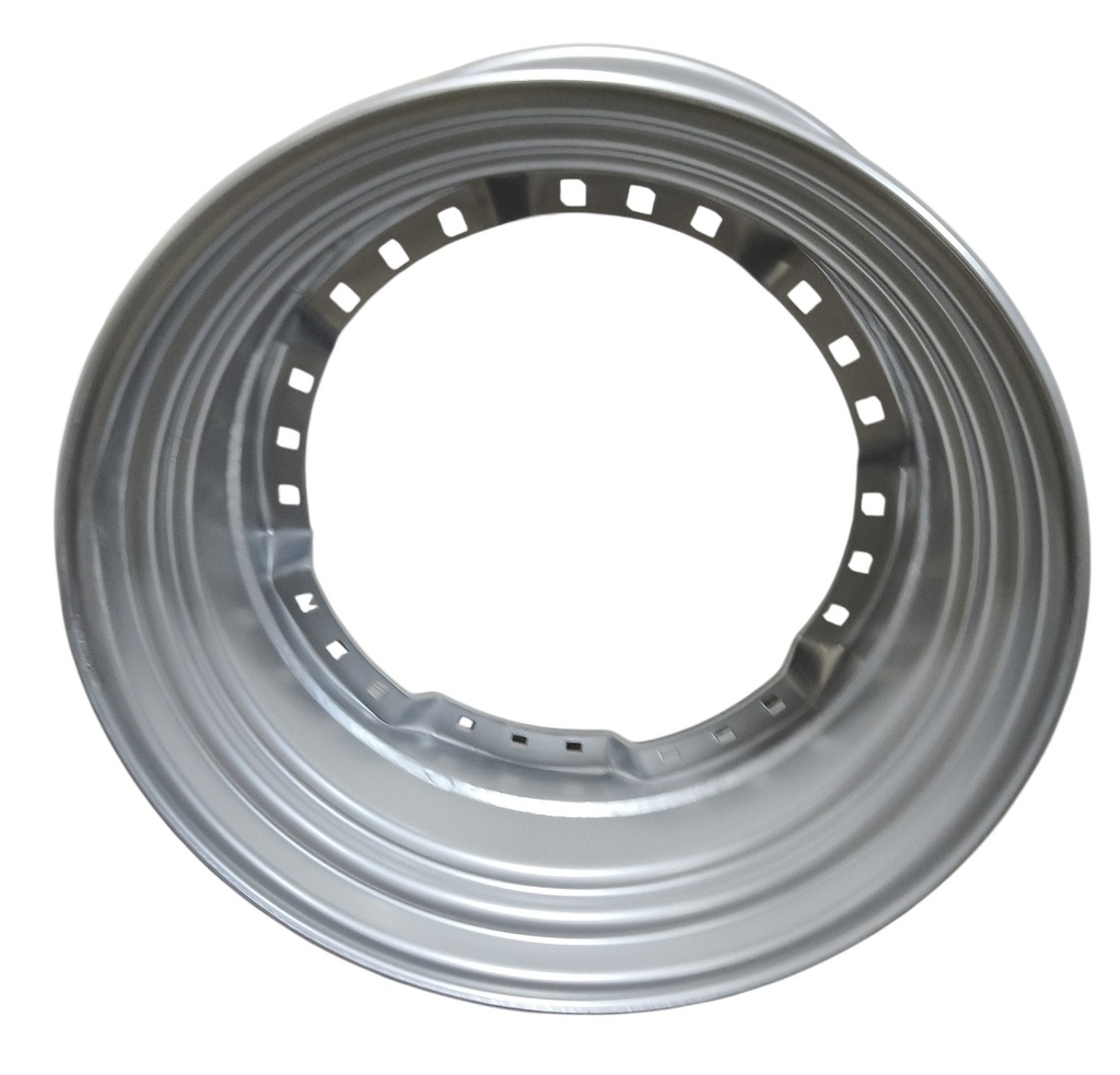 15"W x 30"D, Case IH Silver Mist 12-Hole Waffle Wheel (Groups of 3 bolts)
