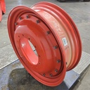 11"W x 38"D, Fendt/Agco Red 16-Hole Stub Disc , 2.38" Offset