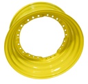 15"W x 30"D, John Deere Yellow 12-Hole Waffle Wheel (Groups of 3 bolts)