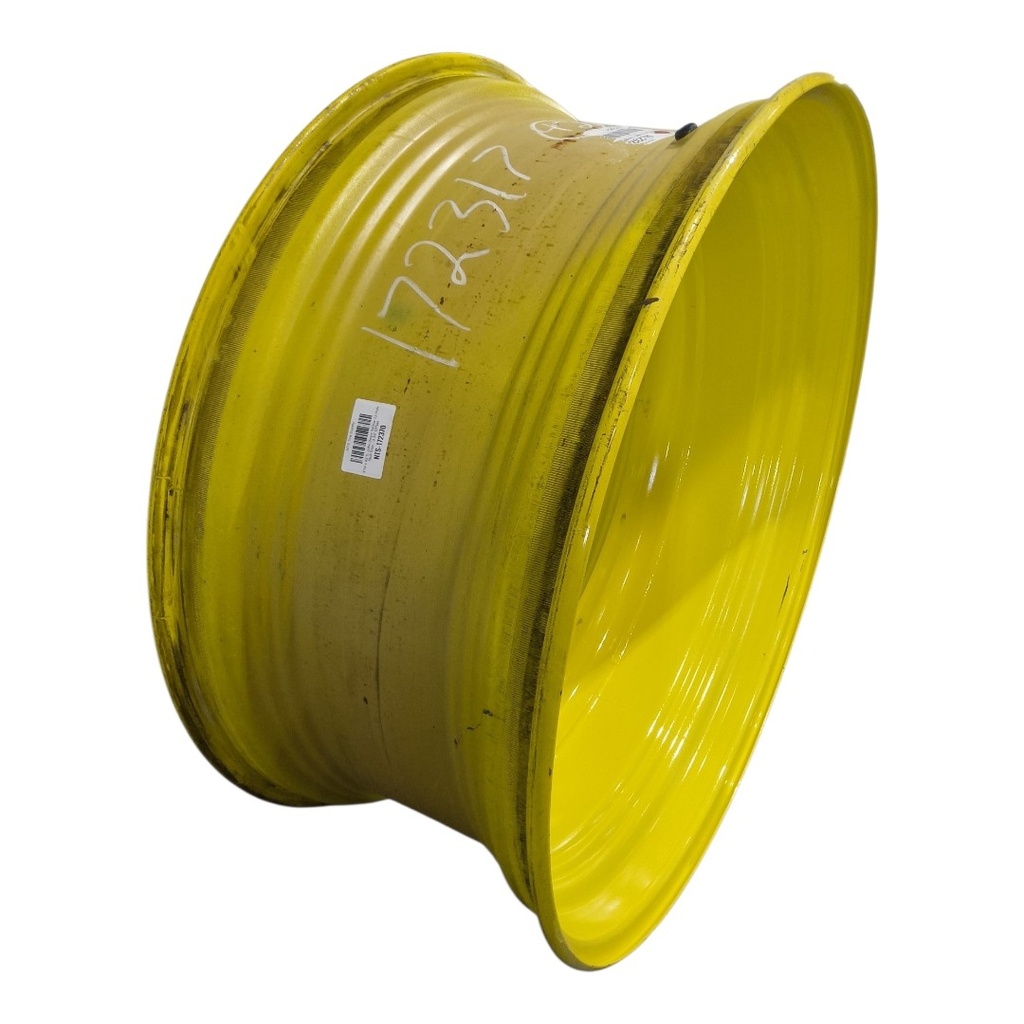 18"W x 42"D, John Deere Yellow 12-Hole Stub Disc , -3.38" Offset