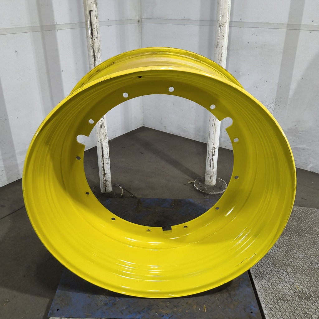 18"W x 42"D, John Deere Yellow 12-Hole Stub Disc , -3.38" Offset