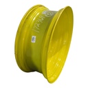 16"W x 42"D, John Deere Yellow 10-Hole Formed Plate , -6.88" Offset