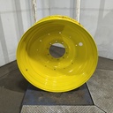 16"W x 42"D, John Deere Yellow 10-Hole Formed Plate , -6.88" Offset