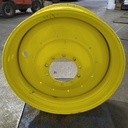 16"W x 42"D, John Deere Yellow 10-Hole Formed Plate , -6.88" Offset