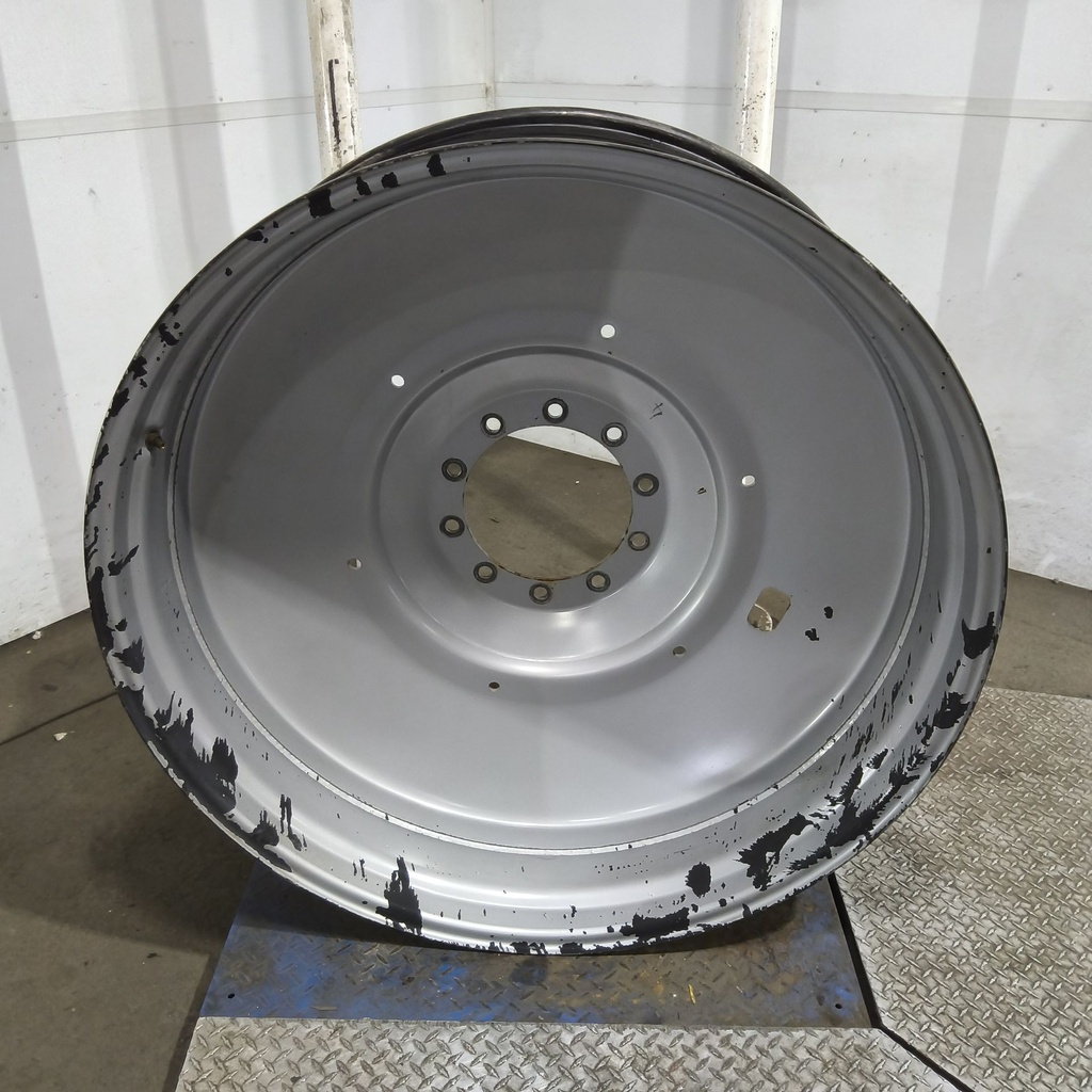 16"W x 46"D, Case IH Silver Mist 10-Hole Formed Plate , -6.88" Offset