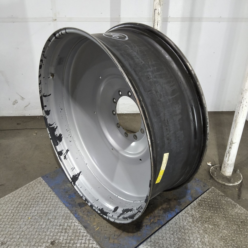 16"W x 46"D, Case IH Silver Mist 10-Hole Formed Plate , -6.88" Offset