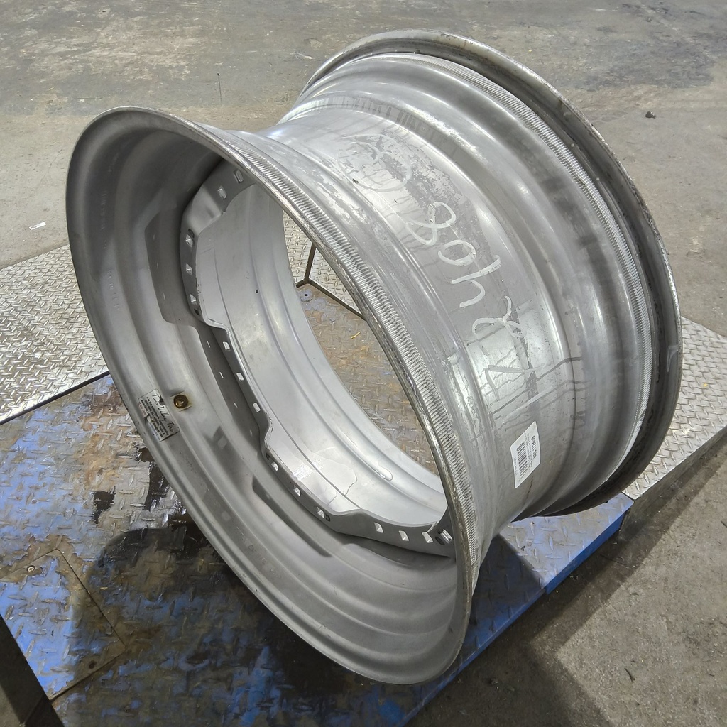 15"W x 30"D, Case IH Silver Mist 12-Hole Waffle Wheel (Groups of 3 bolts)