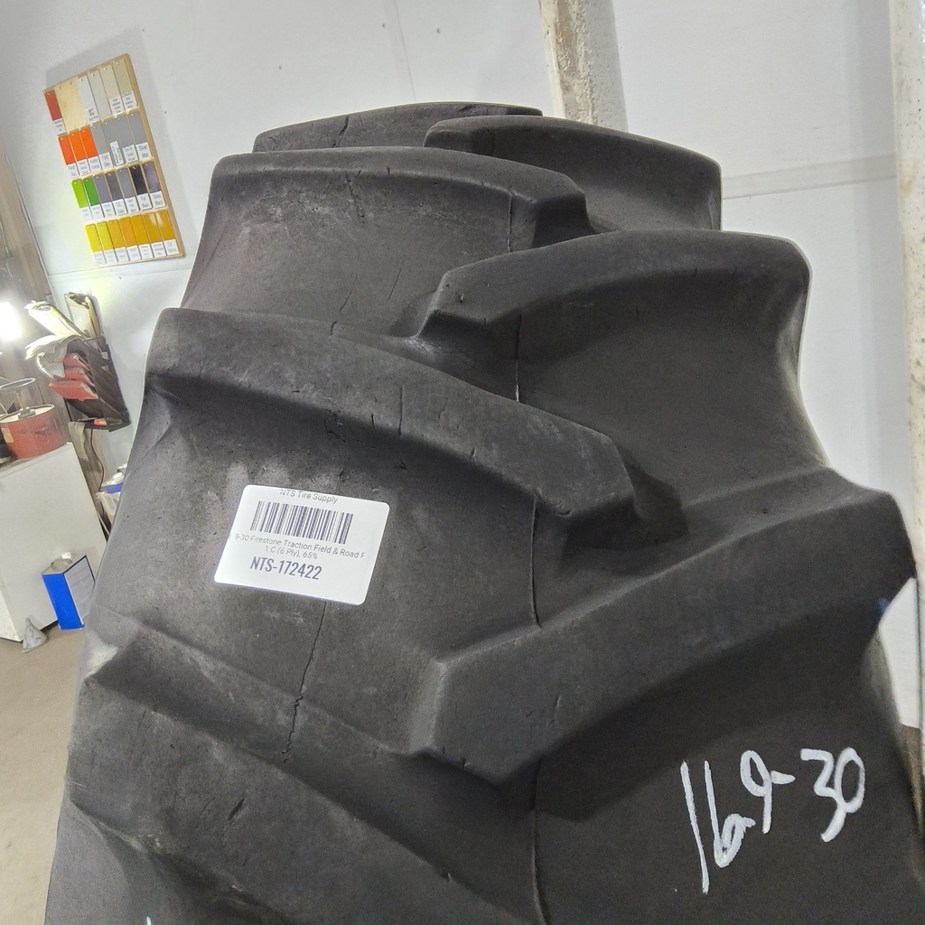 16.9-30 Firestone Traction Field & Road R-1 C (6 Ply), 65%