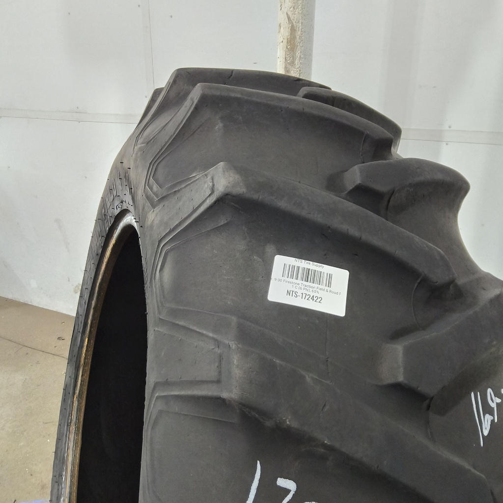 16.9-30 Firestone Traction Field & Road R-1 C (6 Ply), 65%