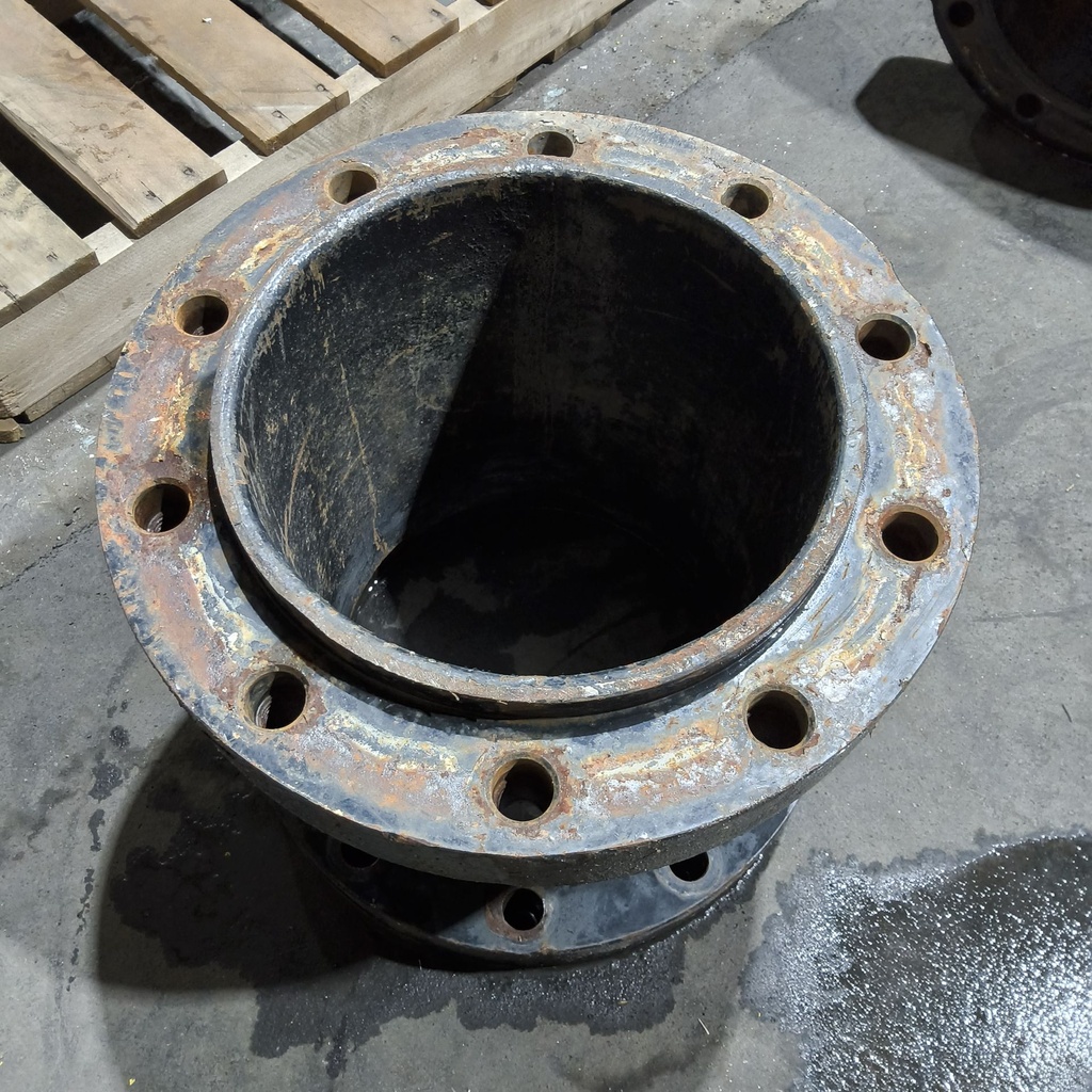 10 to 10-Hole 13"L Hub Extension, Black