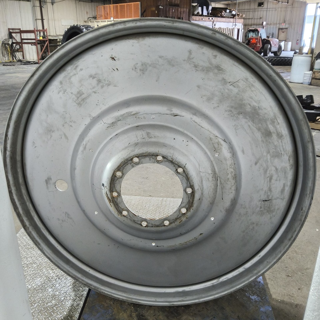 12"W x 54"D, Case IH Silver Mist 10-Hole Formed Plate , -9.25" Offset