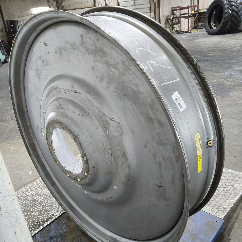 12"W x 54"D, Case IH Silver Mist 10-Hole Formed Plate , -9.25" Offset