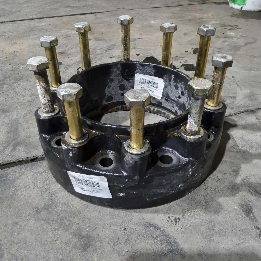 10-Hole 5"L Hub Extension, Black