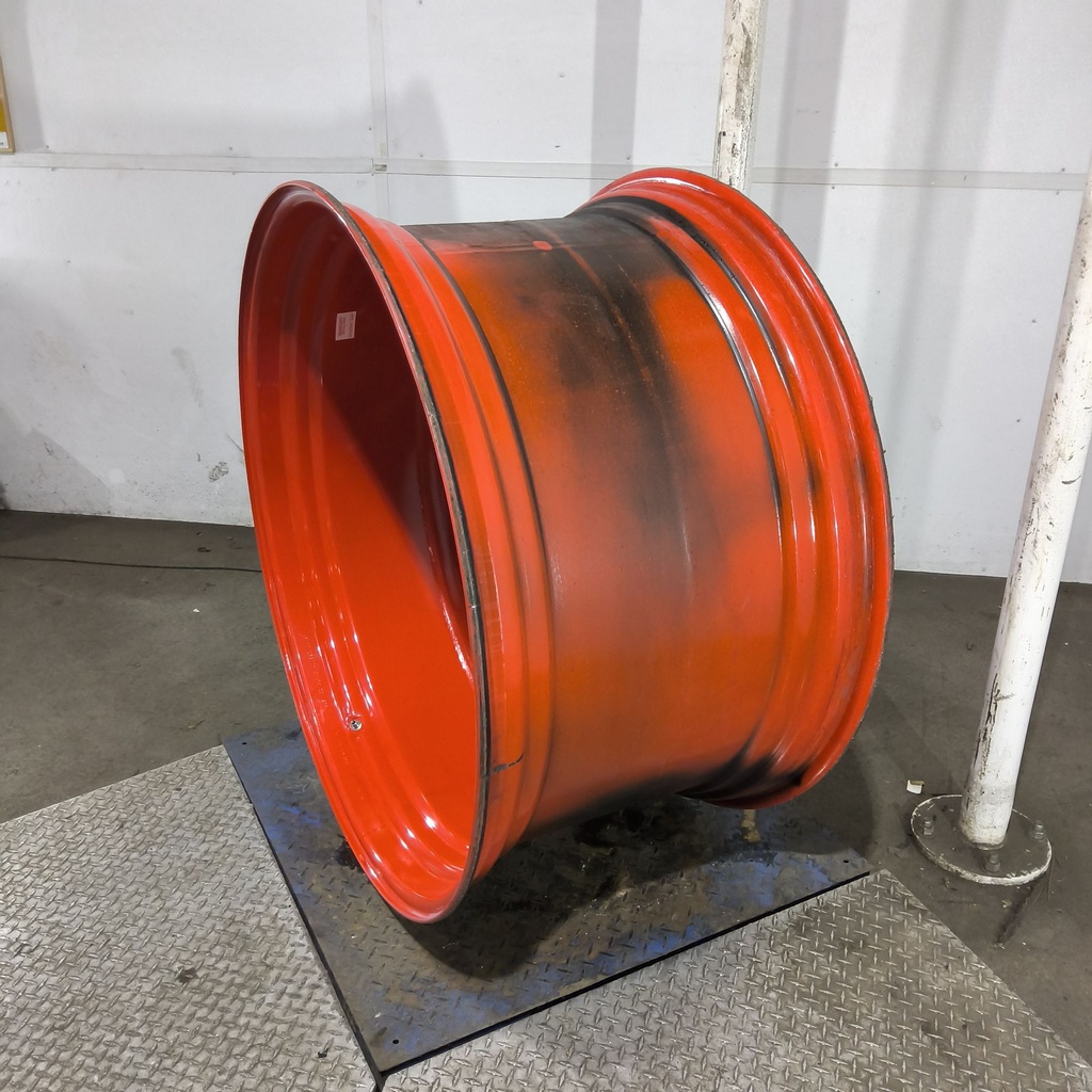 25"W x 46"D, Fendt/Agco Red 12-Hole Formed Plate , -7.62" Offset