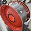 25"W x 46"D, Fendt/Agco Red 12-Hole Formed Plate , -7.62" Offset
