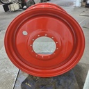 23"W x 42"D, Fendt/Agco Red 12-Hole Formed Plate , -9.88" Offset