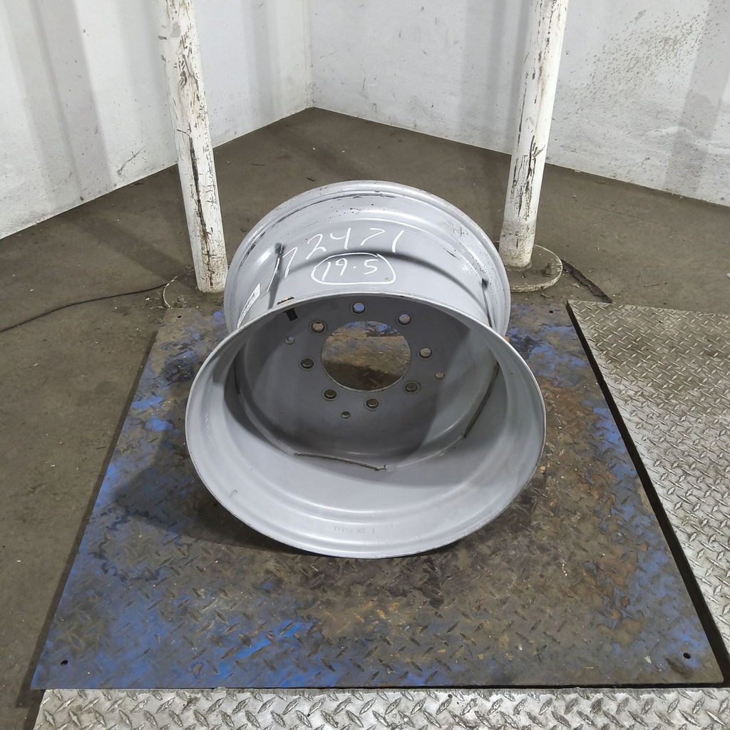 12.25"W x 19.5"D, Case IH Silver Mist 8-Hole Formed Plate , -1.5" Offset