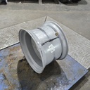 12.25"W x 19.5"D, Case IH Silver Mist 8-Hole Formed Plate , -1.5" Offset