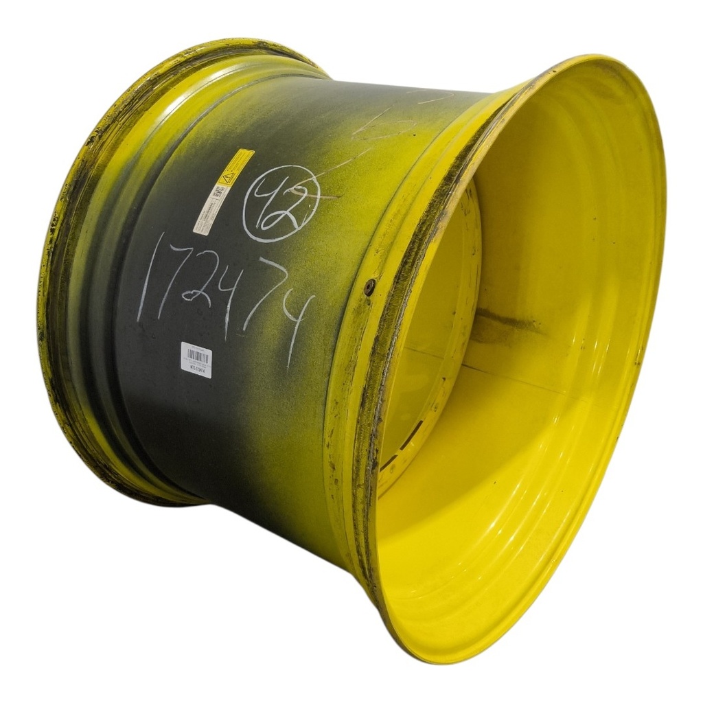 30"W x 42"D, John Deere Yellow 12-Hole Stub Disc , -0.75" Offset