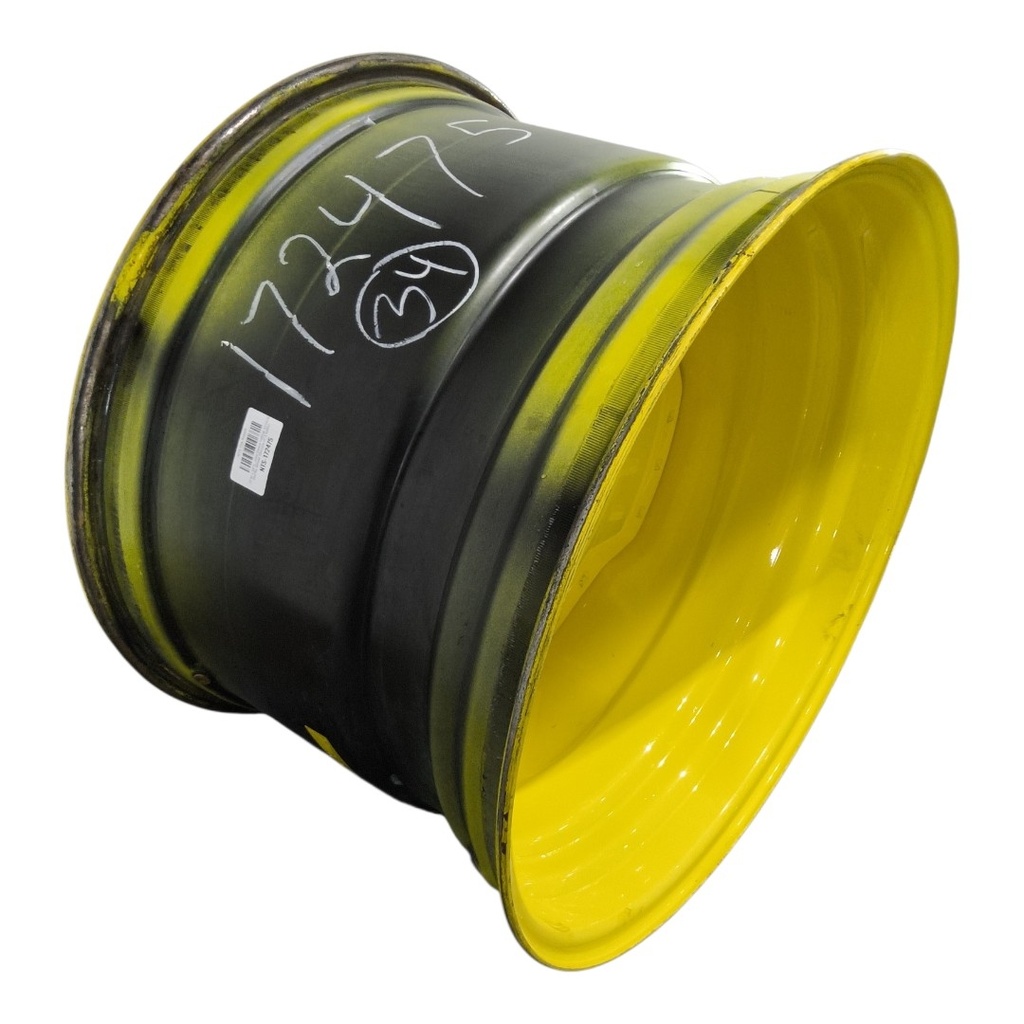 23"W x 34"D, John Deere Yellow 12-Hole Waffle Wheel (Groups of 3 bolts)