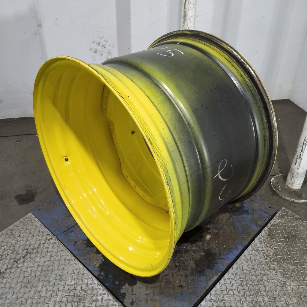 23"W x 34"D, John Deere Yellow 12-Hole Waffle Wheel (Groups of 3 bolts)