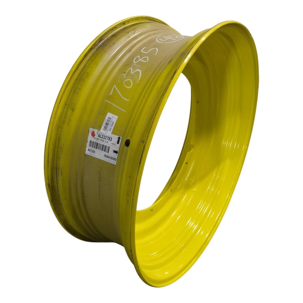 16"W x 46"D, John Deere Yellow 12-Hole Stub Disc , -3.25" Offset