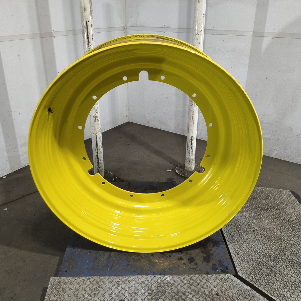 16"W x 46"D, John Deere Yellow 12-Hole Stub Disc , -3.25" Offset