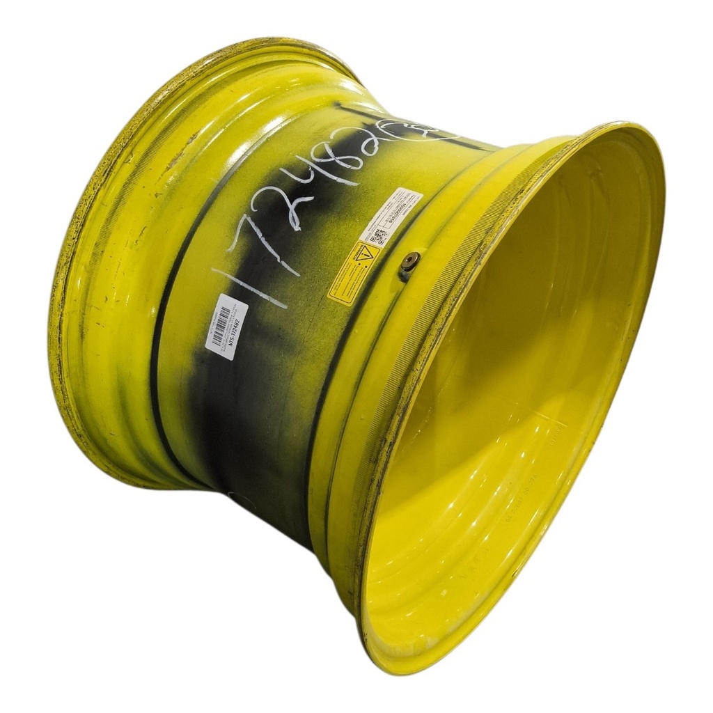 21"W x 30"D, John Deere Yellow 12-Hole Waffle Wheel (Groups of 3 bolts)