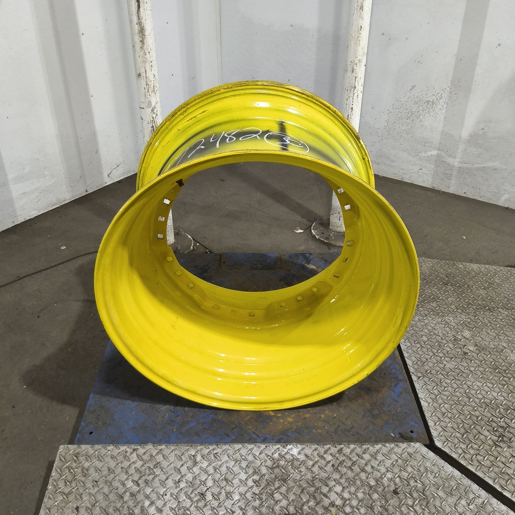 21"W x 30"D, John Deere Yellow 12-Hole Waffle Wheel (Groups of 3 bolts)