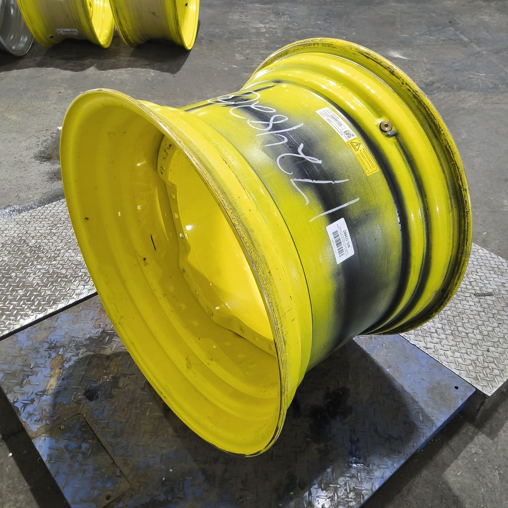 21"W x 30"D, John Deere Yellow 12-Hole Waffle Wheel (Groups of 3 bolts)