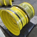 36"W x 32"D, John Deere Yellow 12-Hole 3 Piece Formed Plate , -9.69" Offset