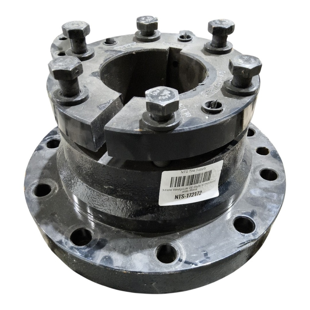 10-Hole Wedg-Lok OE Style, 5" (127mm) axle, Black