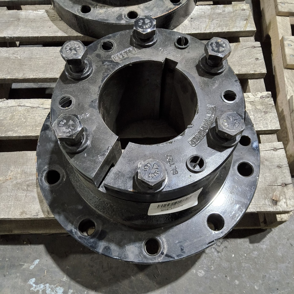 10-Hole Wedg-Lok OE Style, 5" (127mm) axle, Black