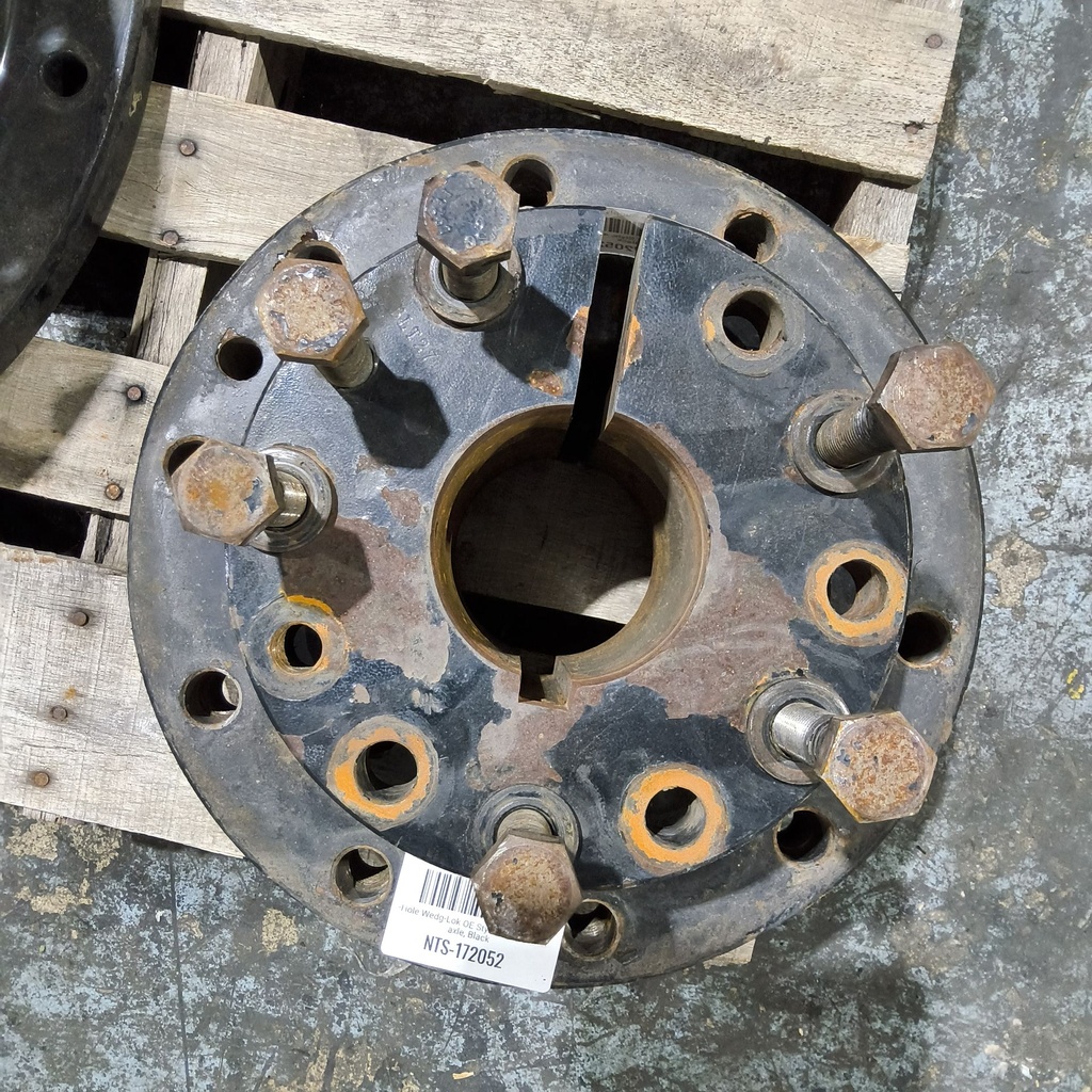 10-Hole Wedg-Lok OE Style, 4" (101.6mm) axle, Black