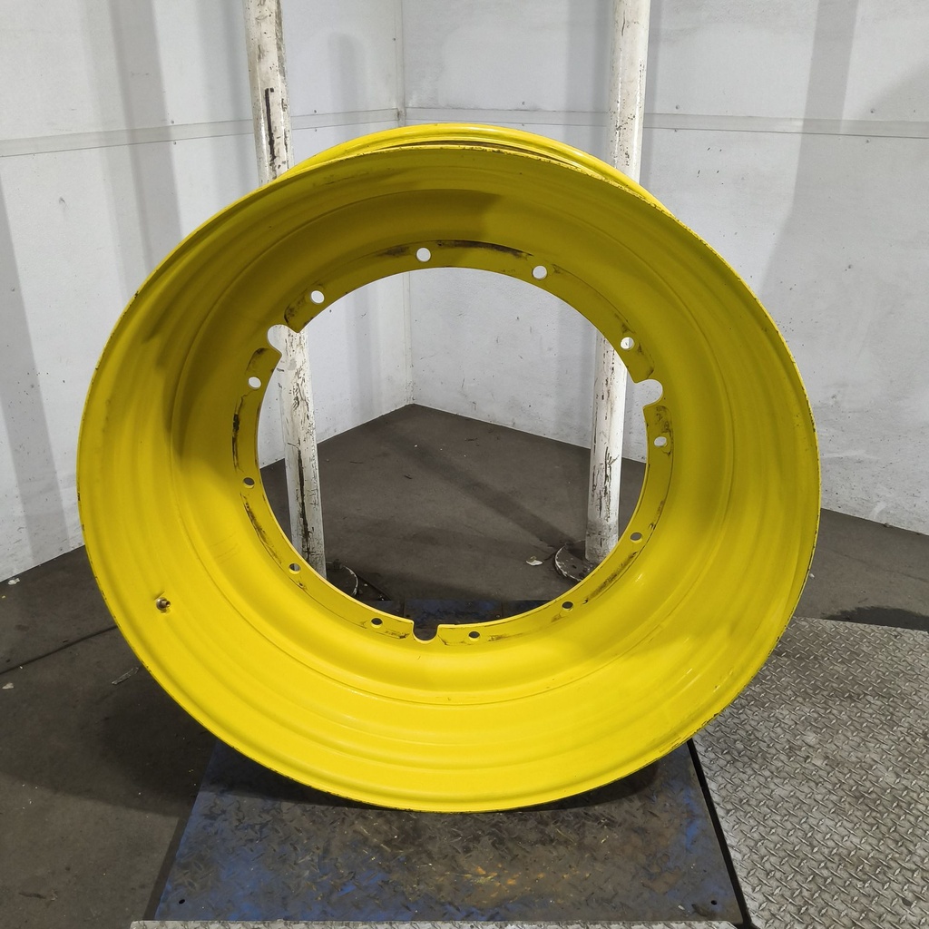 16"W x 46"D, John Deere Yellow 12-Hole Stub Disc , -3.25" Offset