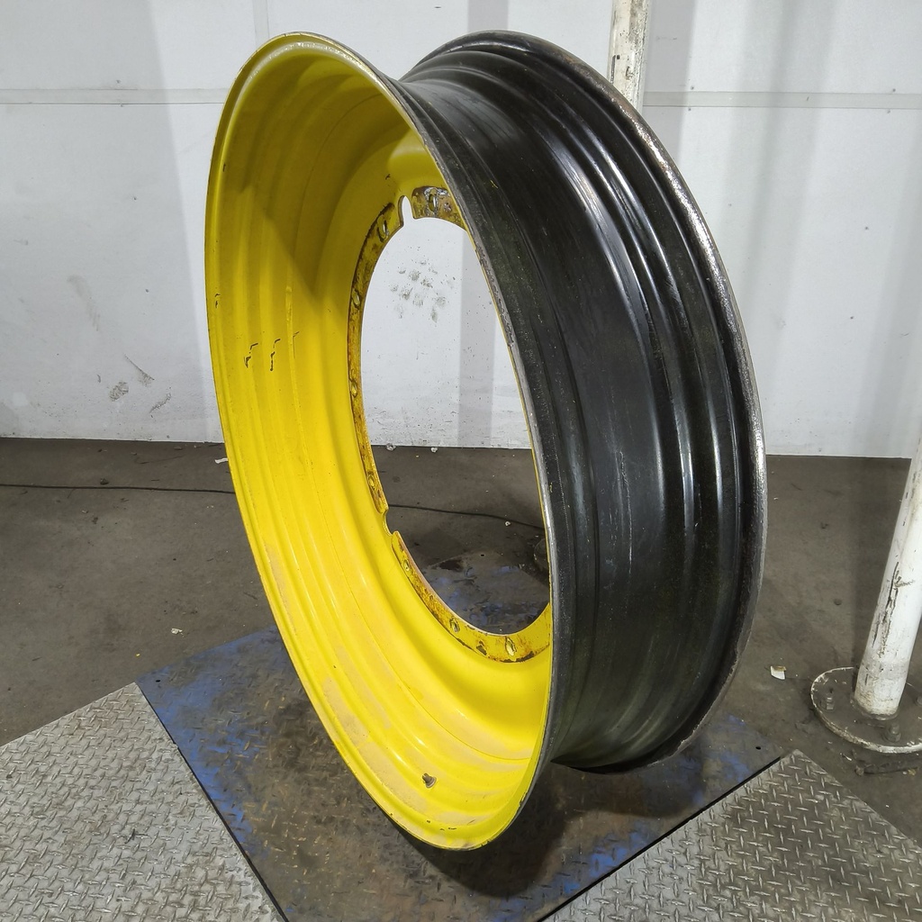 12"W x 50"D, John Deere Yellow 12-Hole Stub Disc , -3.12" Offset