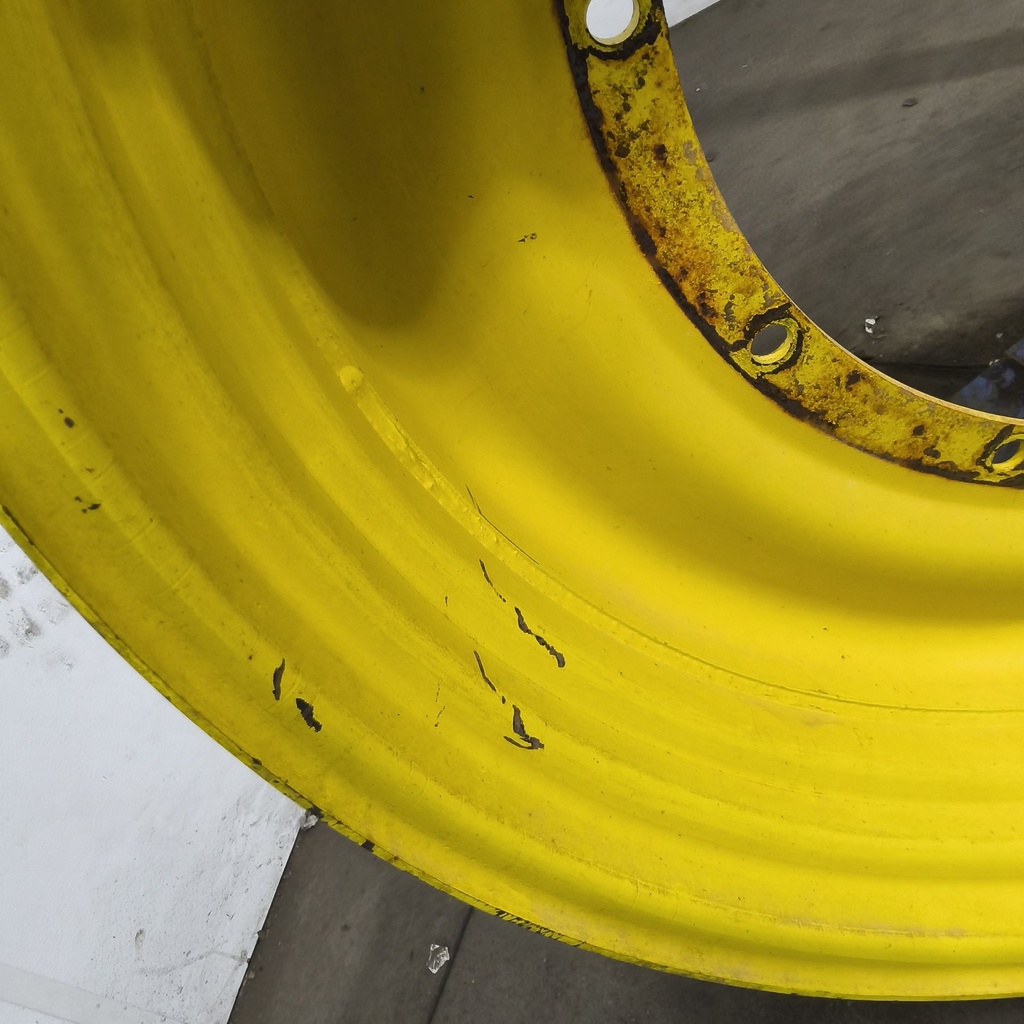 12"W x 50"D, John Deere Yellow 12-Hole Stub Disc , -3.12" Offset