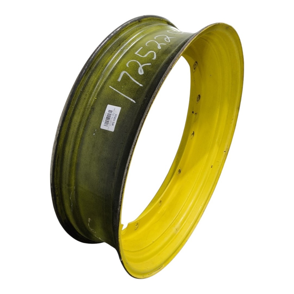 10"W x 38"D, John Deere Yellow 12-Hole Stub Disc , 1.88" Offset
