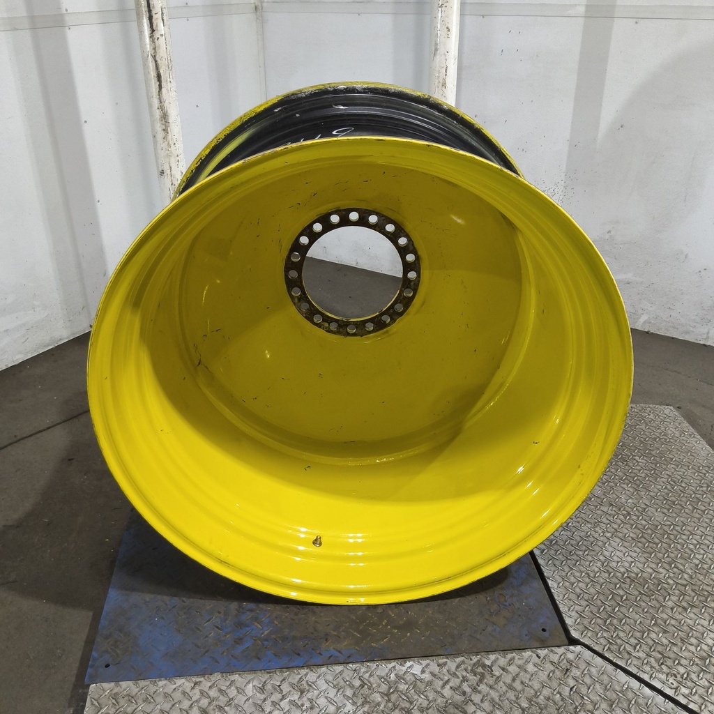 23"W x 38"D, John Deere Yellow 20-Hole Dolly Dual , -16.38" Offset