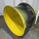 23"W x 38"D, John Deere Yellow 20-Hole Dolly Dual , -16.38" Offset