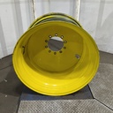 23"W x 38"D, John Deere Yellow 10-Hole Dolly Dual , -14.31" Offset