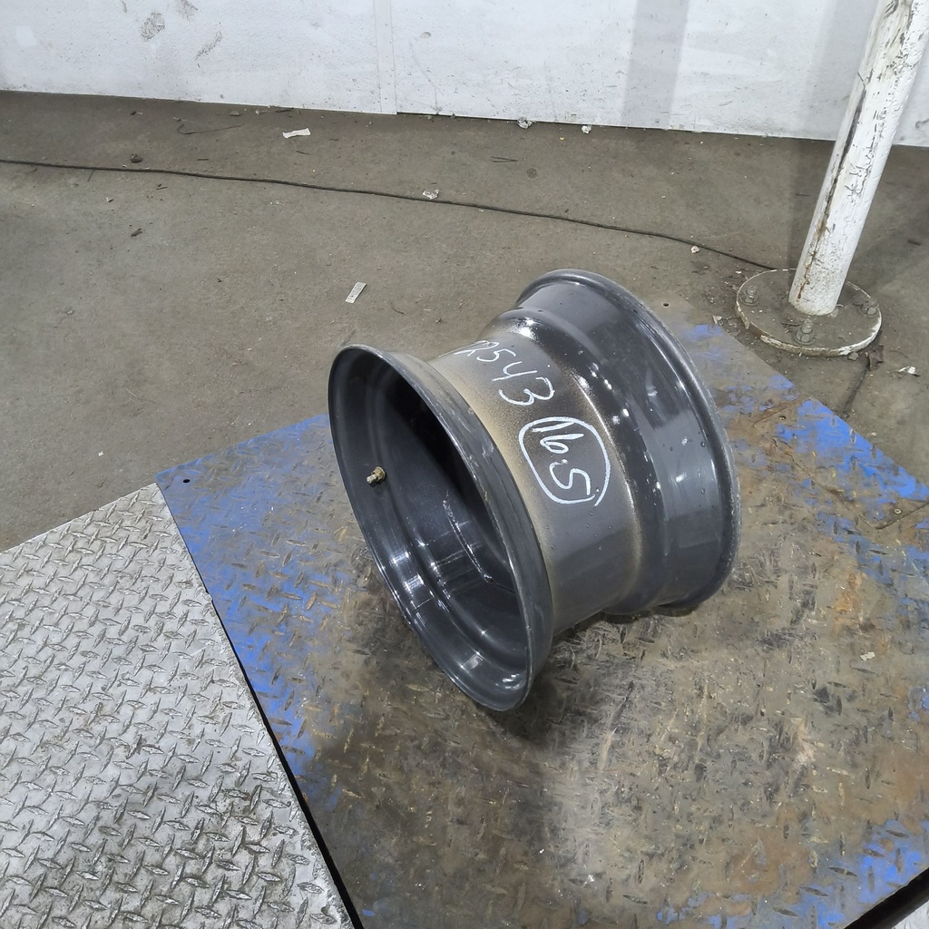 9.75"W x 16.5"D, Ford Gray 8-Hole Skid Steer , -0.75" Offset