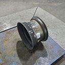 9.75"W x 16.5"D, Ford Gray 8-Hole Skid Steer , -0.75" Offset