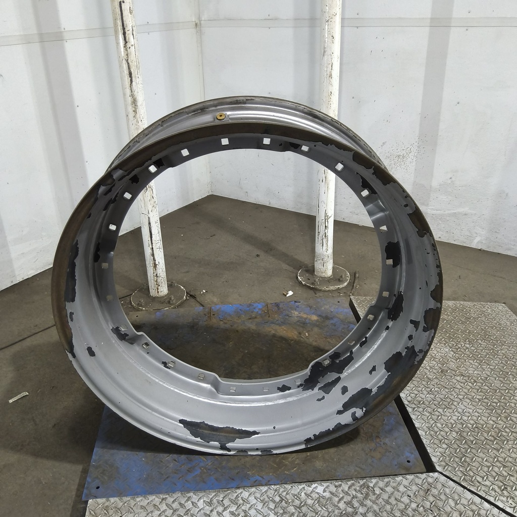 12"W x 38"D, Case IH Silver Mist 12-Hole Waffle Wheel (Groups of 3 bolts)