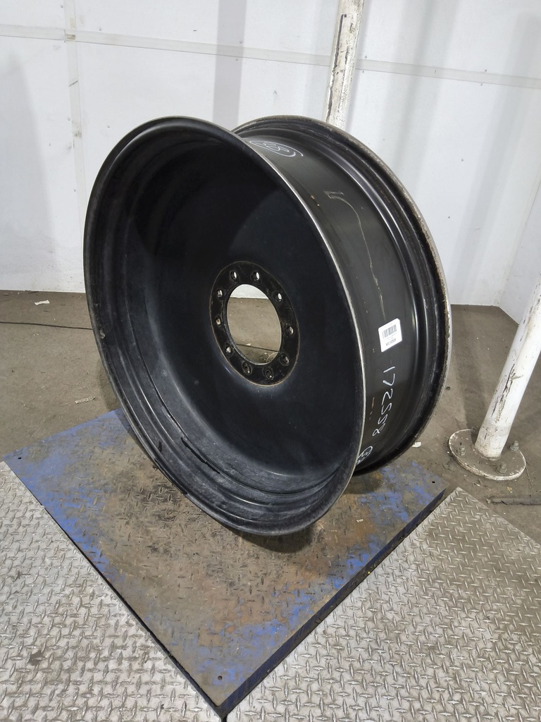 12"W x 38"D, Black 10-Hole Formed Plate , 1.62" Offset