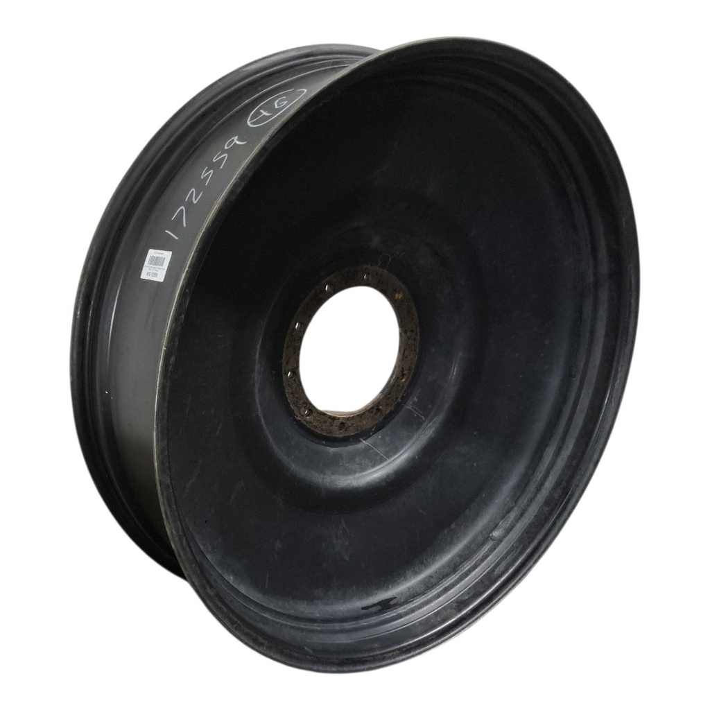 12"W x 46"D, Gloss Black 10-Hole Formed Plate , 4.31" Offset