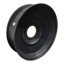 12"W x 46"D, Gloss Black 10-Hole Formed Plate , 4.31" Offset