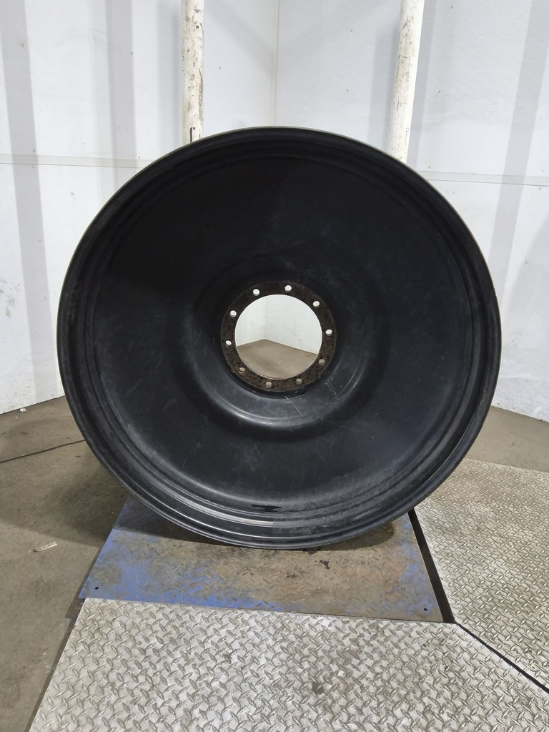 12"W x 46"D, Gloss Black 10-Hole Formed Plate , 4.31" Offset