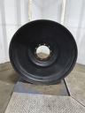 12"W x 46"D, Gloss Black 10-Hole Formed Plate , 4.31" Offset