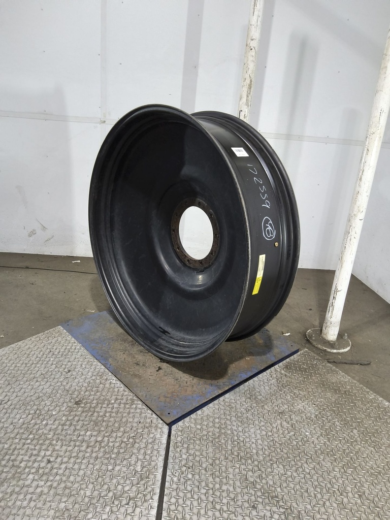 12"W x 46"D, Gloss Black 10-Hole Formed Plate , 4.31" Offset